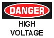 High Voltage Sign
