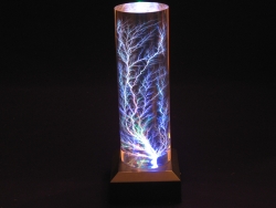 Style 53 2" x 6" Cylinder on a multicolor light base