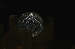 2 Inch Sphere being discharged